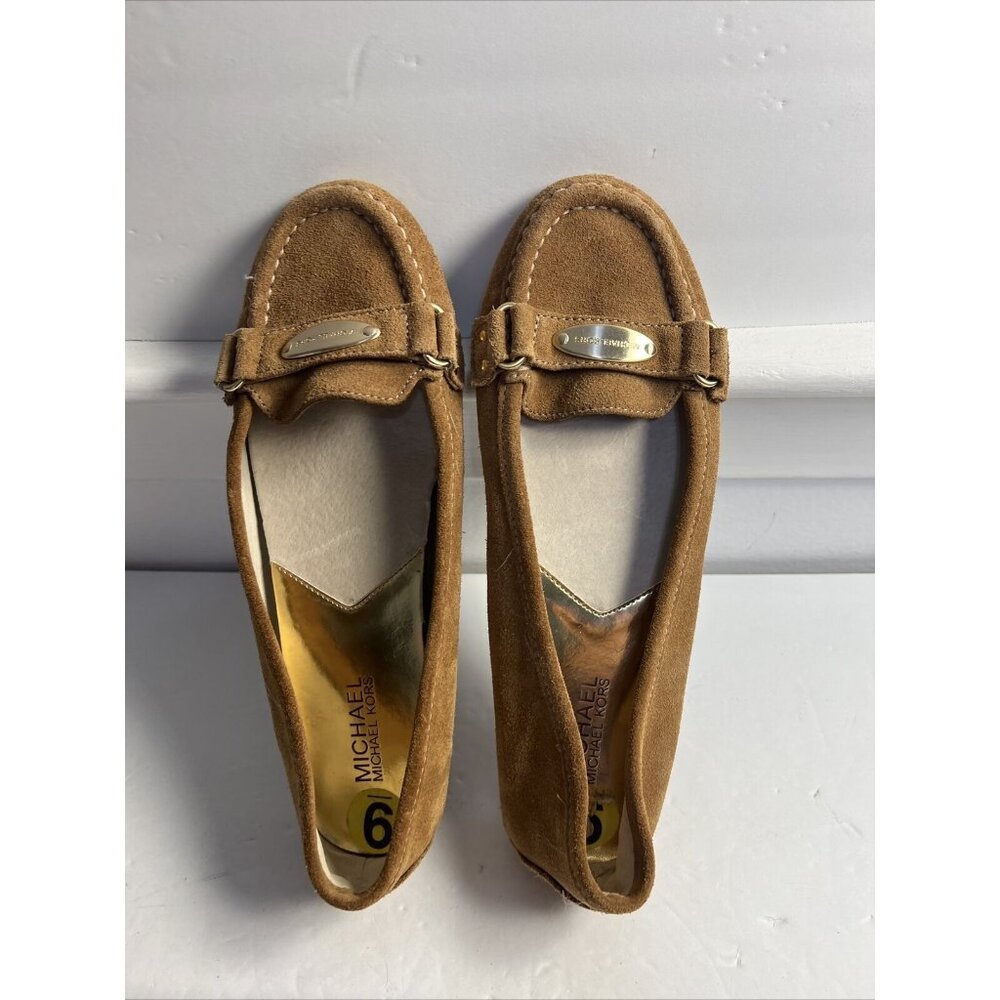 Muchael By Michael Kors - Tan Leather Moccasin Style - AD13G Size ‎ 9M